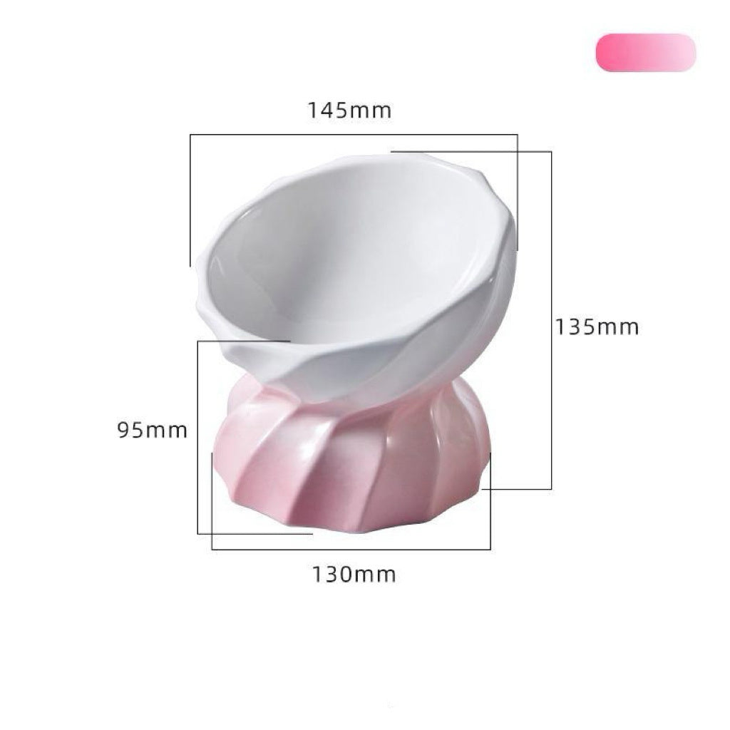 Macaron Gradient Ceramic Pet Bowl