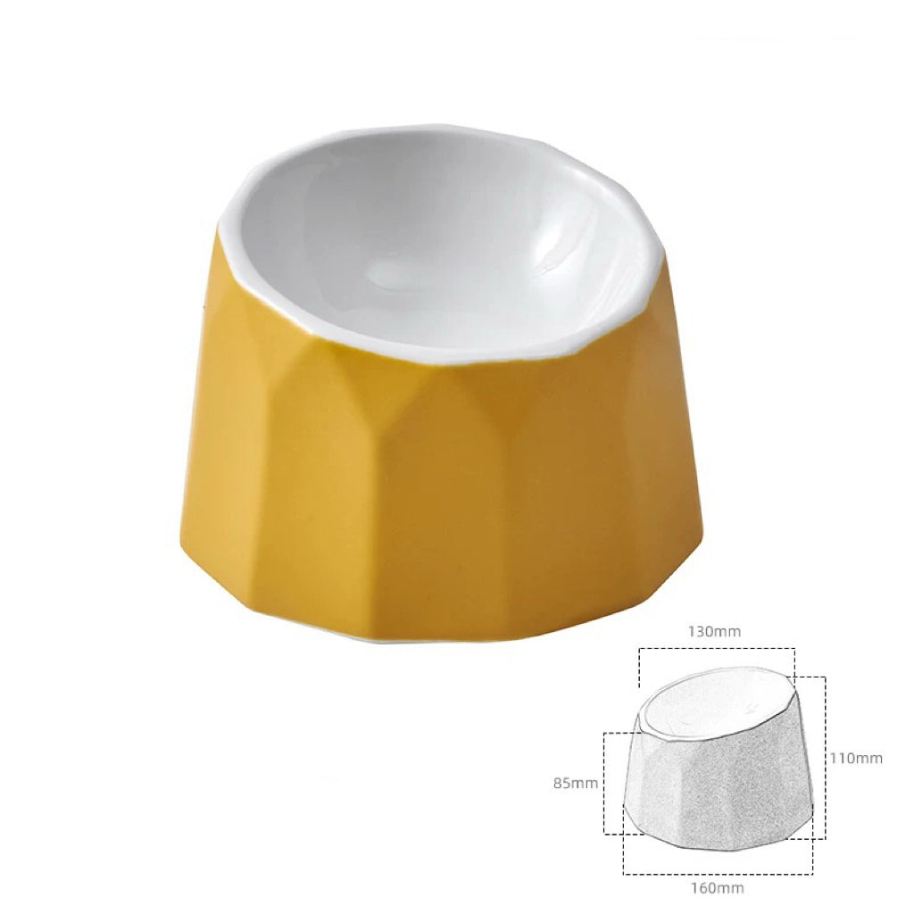 Volcano Dual-Tone Ceramic Pet Bowl