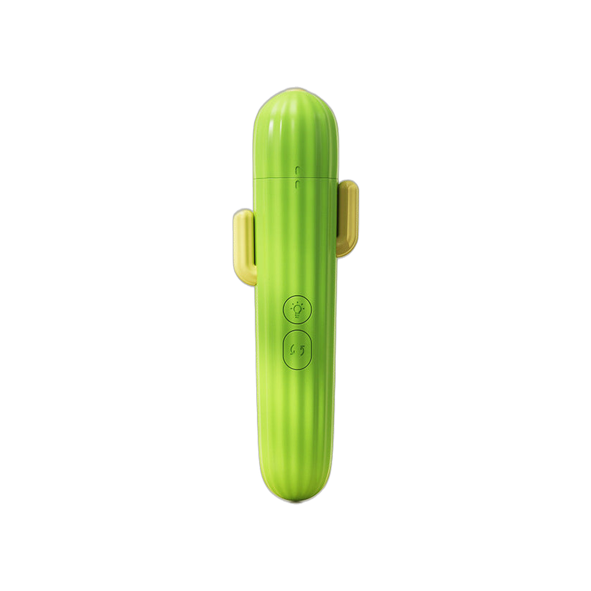 Cactus LED pet nail grinder in green on a white background