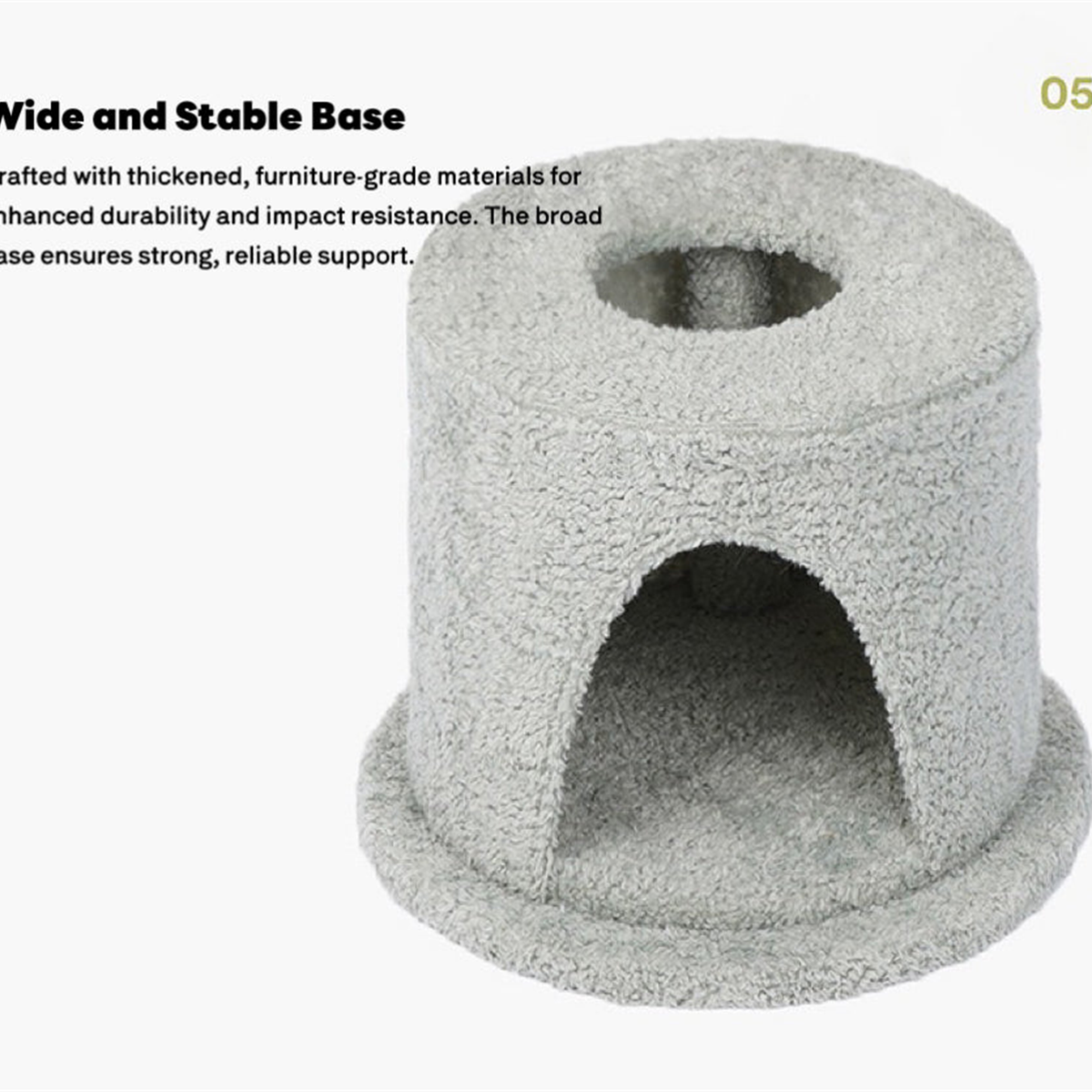 SUPERSEDED | Revised | ZEZE Aidola Flower House Cat Tree | gallery image 14 | square source text preserved
