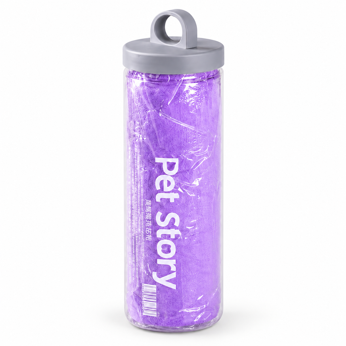 Pet drying towel single-color purple white-background SKU image - corrected 1:1