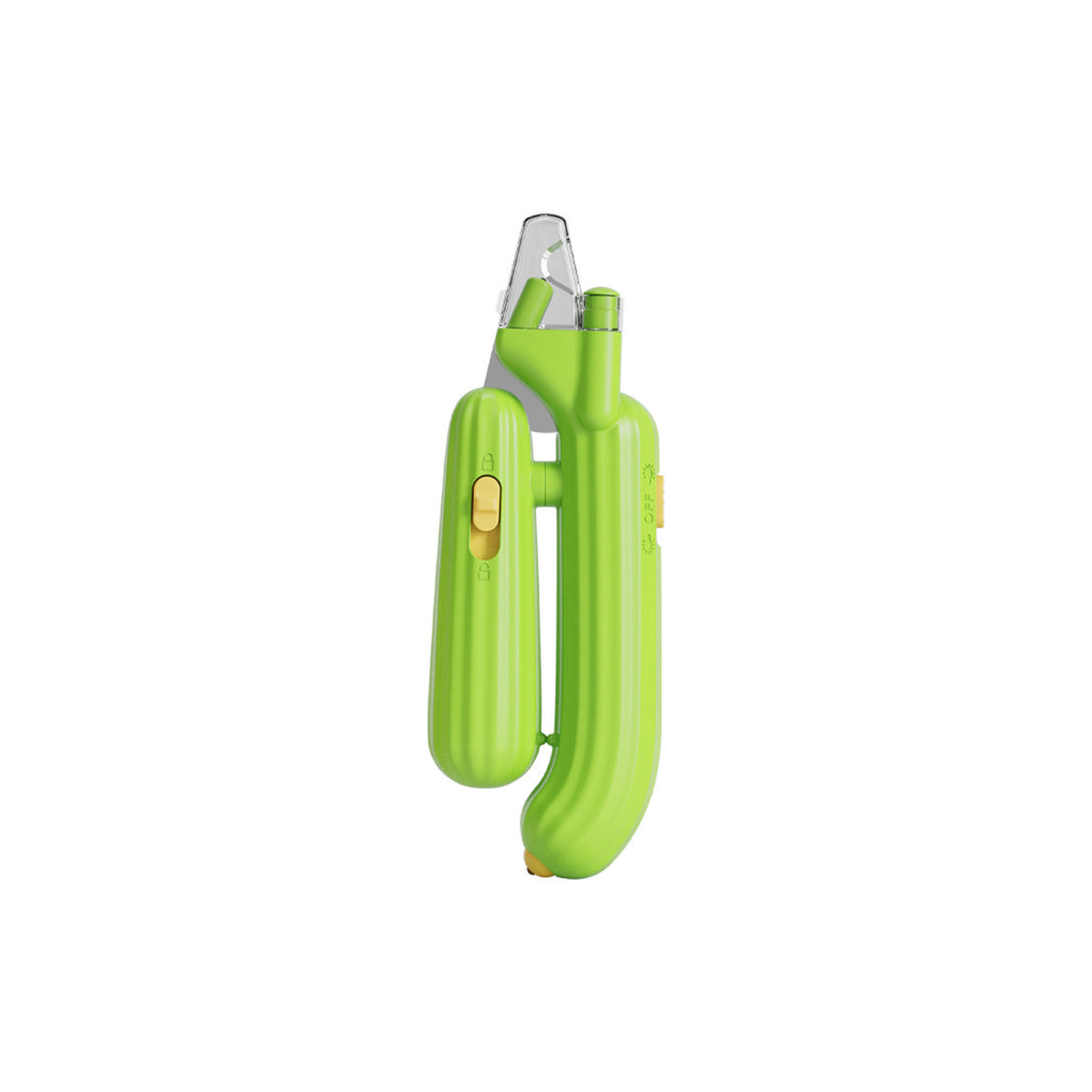 Cactus Pet Nail Clipper in grass-green on a white background