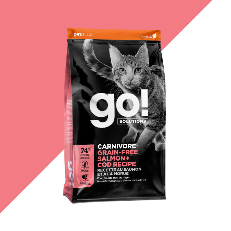 Go! CARNIVORE GRAIN-FREE SALMON + COD RECIPE CAT FOOD