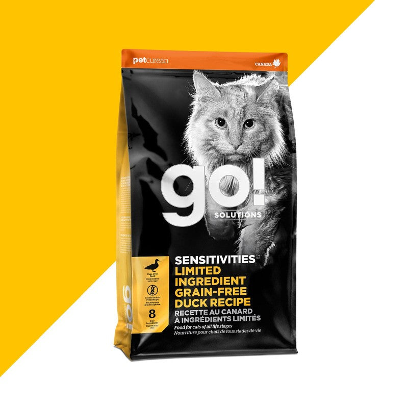 Go! SENSITIVITIES LIMITED INGREDIENT GRAIN-FREE DUCK RECIPE CAT FOOD