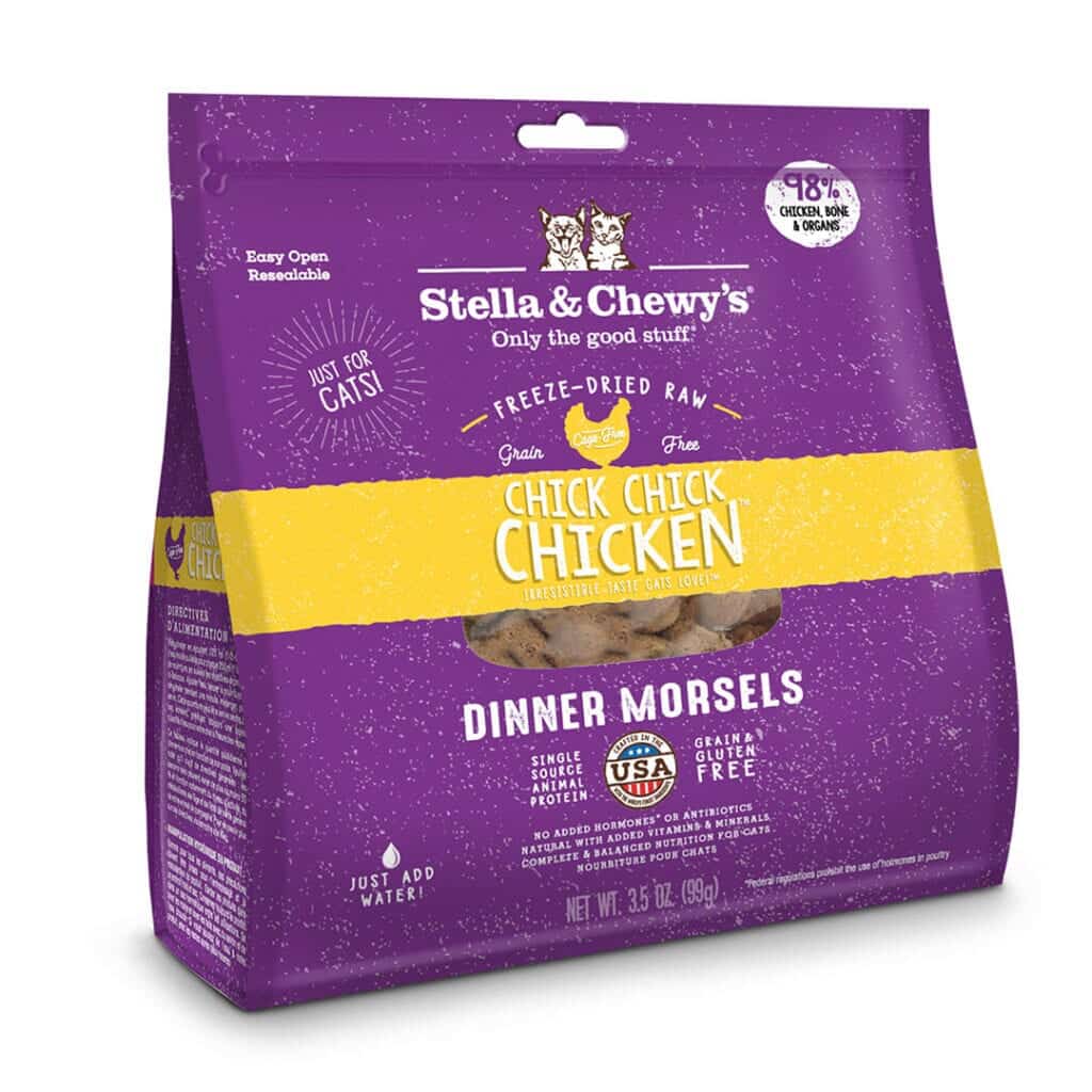 Stella&Chewy's Freeze Dried Raw CHICK, CHICK CHICKEN FREEZE-DRIED RAW DINNER MORSELS - Destiny Pet