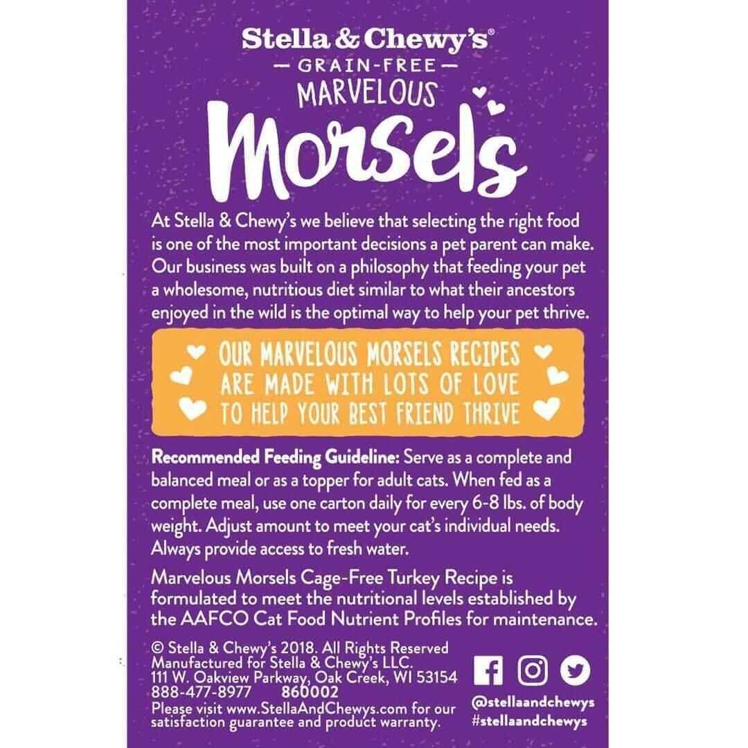 Stella&Chewy's Wet Food CAGE-FREE TURKEY MORSELS - Destiny Pet