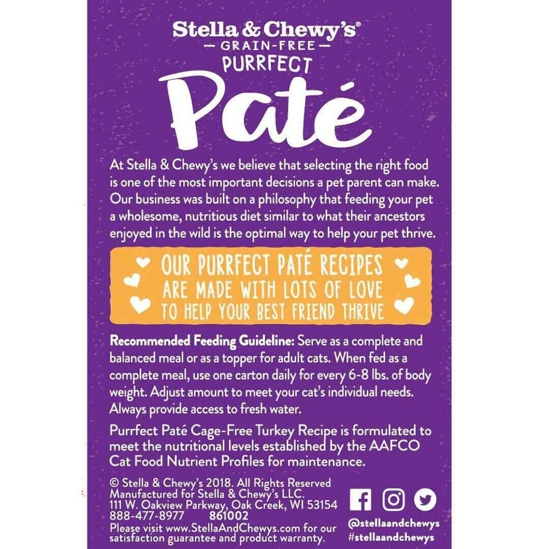 Stella&Chewy's Wet Food CAGE-FREE TURKEY PATÉ - Destiny Pet