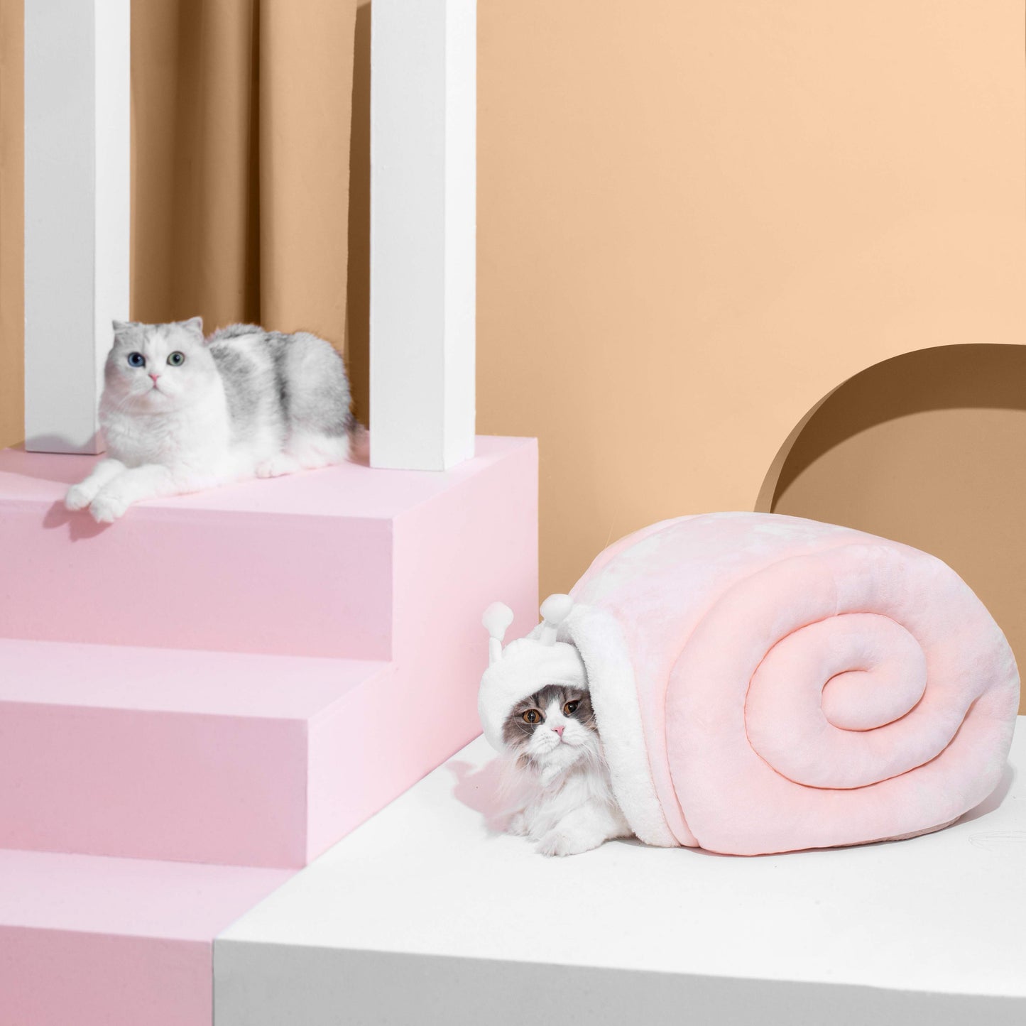 Furrytail Little Snail Cat Bed 尾巴生活蜗牛窝 - Destiny Pet