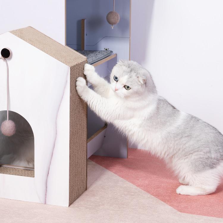 Furrytail Cat Time Cat Scratching Post Tree | Cat Tower 吸猫时间猫爬架 - Destiny Pet