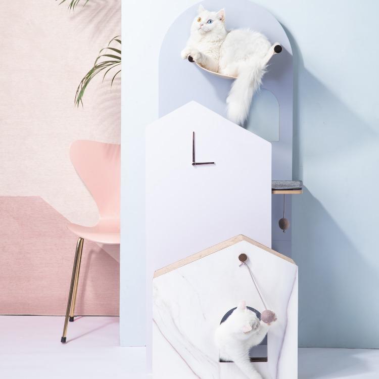 Furrytail Cat Time Cat Scratching Post Tree | Cat Tower 吸猫时间猫爬架 - Destiny Pet