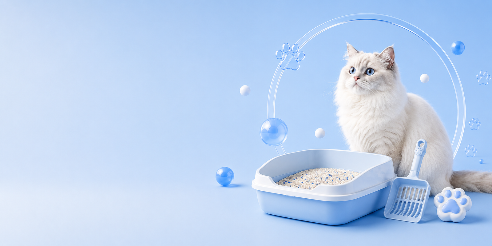 Premium cat litter collection banner - Destiny Pet Canada
