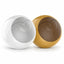 Aiwo interactive rolling cat ball toy white and gold variants on a white background