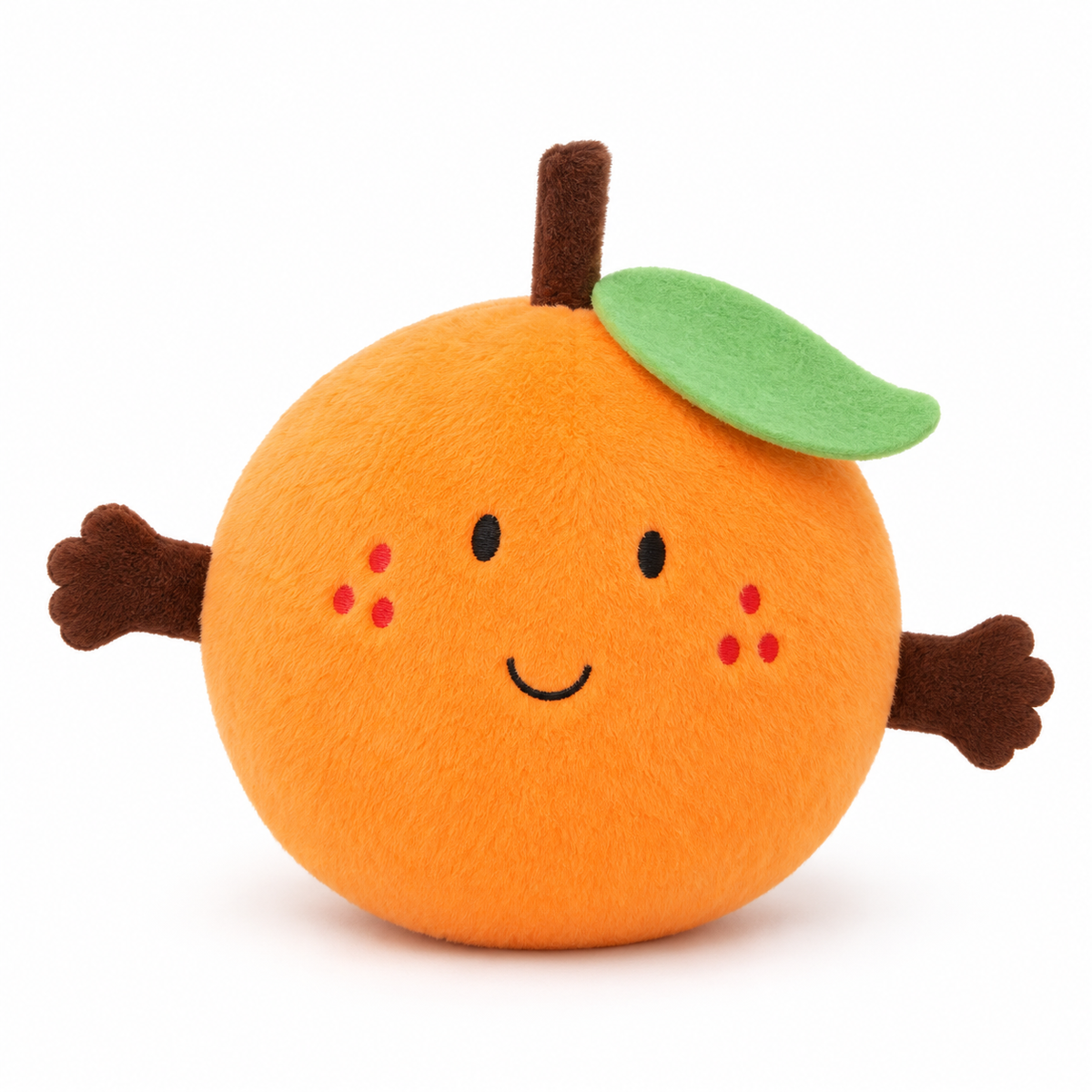 Orange silvervine cat toy single-SKU white-background hero - corrected 1:1