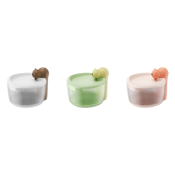 AIWO wireless pet water fountain in white, green and pink | multi-colour SKU hero