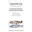 Catnip fish toy product information with natural silver vine filling [Gallery: English Info]
