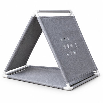 Furrytail X Cat Scratcher Geometric style on a pure white background [Gallery: Geometric SKU]