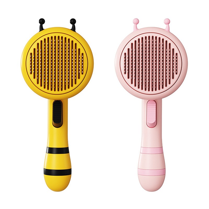 Aiwo Bee Deshedding Pet Brush for Cats & Dogs