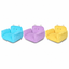K.1 Audrey Pet Sofa in blue, purple, and lemon yellow on a clean white background [Gallery: Shared]