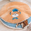 Nautical Style Dorayaki Pet Bed clean SKU product image on white background