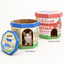 Misspet Ice-cream Box Cat Scratcher - blue and pink variant overview with removable lid