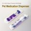 Pet medication dispenser set for cats and dogs with English product details - corrected 1:1