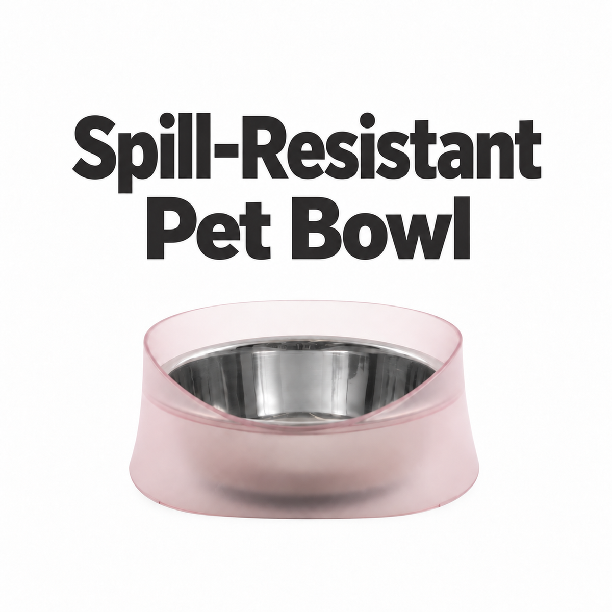 PIDAN Volcano Pet Bowl | Spill-resistant pet bowl information | English translated graphic