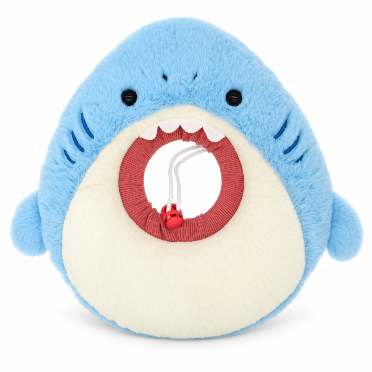 Bigger Fish shark cat Elizabeth collar - white background SKU hero