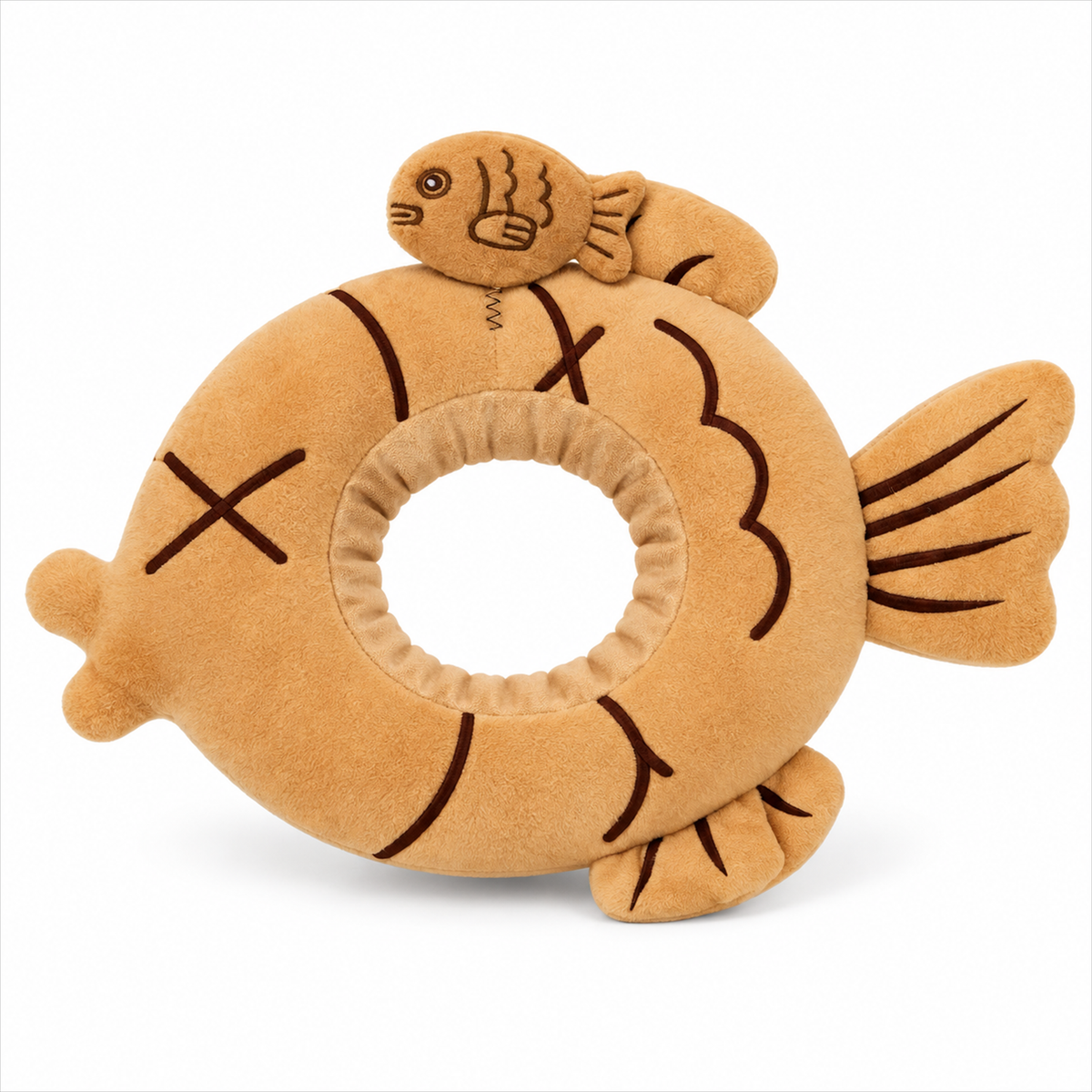 Bigger Fish taiyaki cat Elizabeth collar - white background SKU hero