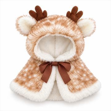 Bigger Fish deer cat cape - white background SKU hero
