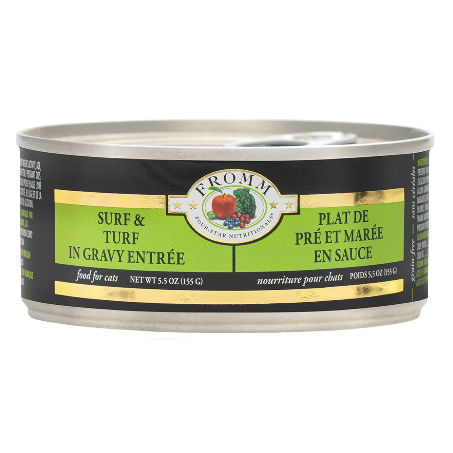 FROMM® FOUR STAR NUTRITIONALS® SURF & TURF IN GRAVY ENTRÉE WET CAT FOOD