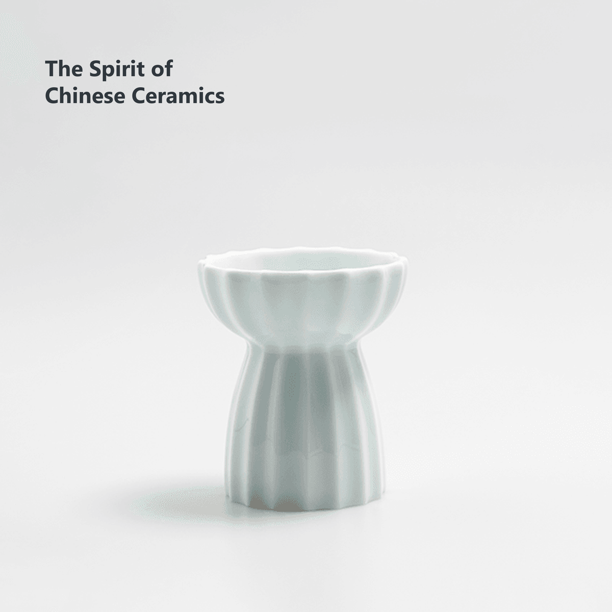 PIDAN Cherish green ceramic cat bowl Chinese ceramics craftsmanship translated square detail