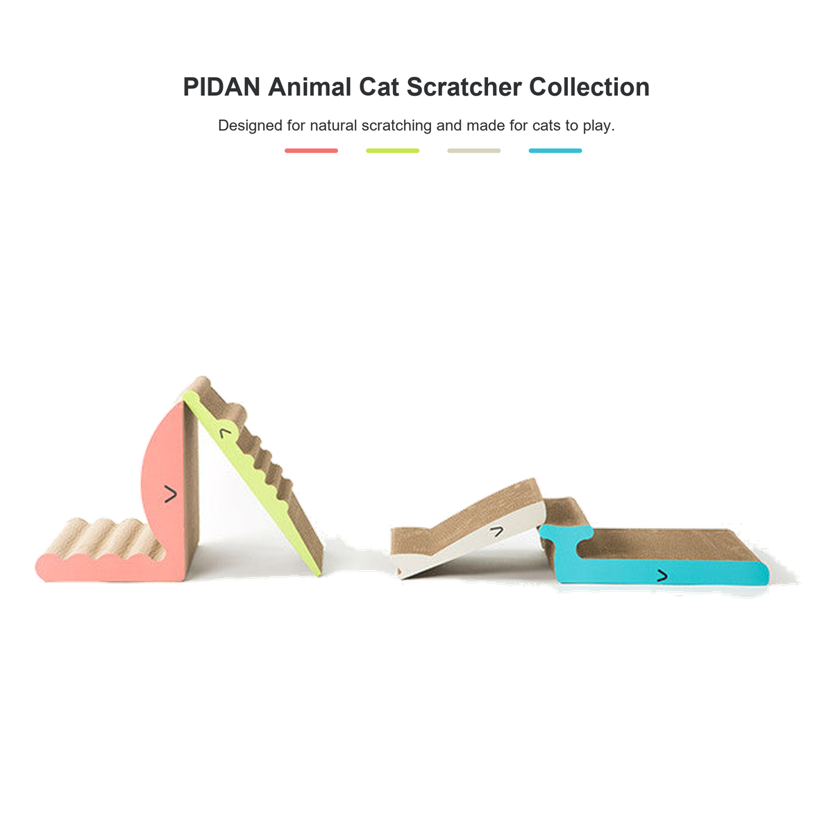 PIDAN Animal Cat Scratcher Collection | enlarged subject detail 01 | 2048 square | v14