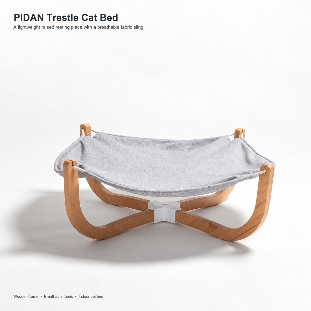 PIDAN Trestle Cat Bed | English translated square detail 01 | transparent title overlay | 2048 square | v6