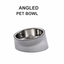 PIDAN Iceberg angled pet bowl with 8 degree feeding design [Gallery: Description]