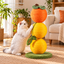 Revised | ZEZE Fruit-Shaped Sisal Cat Scratching Post gallery image 02 | full text transfer | transparent overlay | square composition