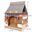 Deku Deep Night Diner cat scratcher house, 50 cm high, 32.5 cm wide and deep