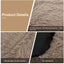 JAMBOREE faux-fur pet bed material and non-slip bottom details