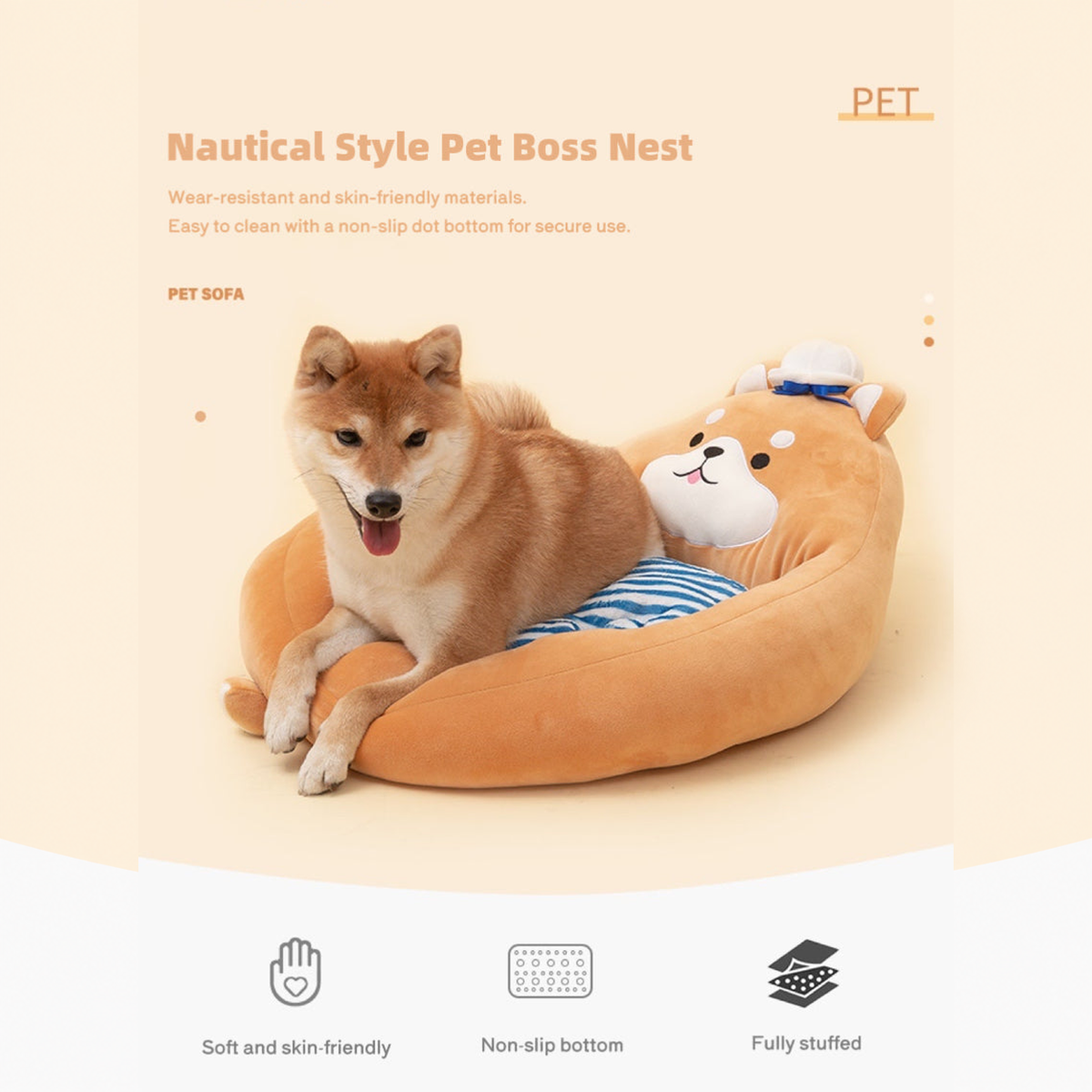 Nautical Style Pet Boss Nest effective 1:1 original pixels preserved, structured layout revision v2, source image 2, no crop