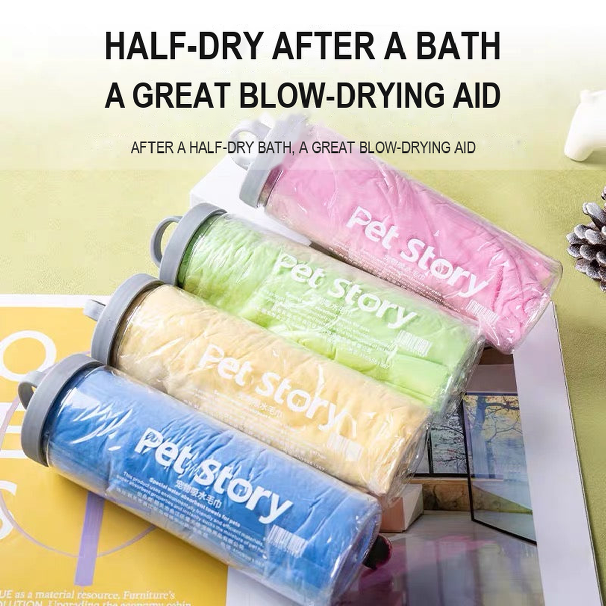Pet drying towel source 02 lifestyle - corrected 1:1