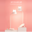 Cat-shaped rechargeable desk lamp with soft eye-comfort lighting