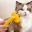 Aiwo yellow bee deshedding pet brush used for cat grooming [Gallery: Shared]