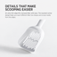 Cature cat litter scoop detail 03 - rounded edge and easy scooping