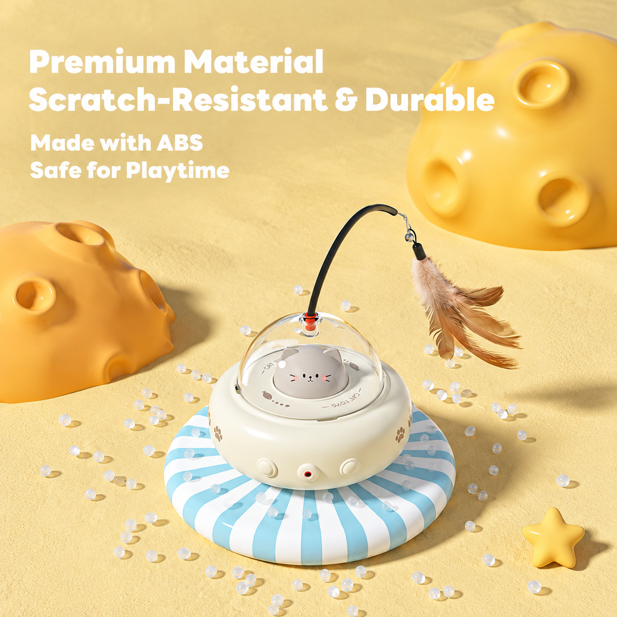Automatic Rotating Cat Toy ABS Electronic Component Annoying Relief Intelligent Random Move to Chase | source media 34199685824674 | content-safe square revision | TEXT_LAYOUT_REBUILD | textLayer=transparent-overlay | backgroundMode=scene-outpaint | 20260920-v1