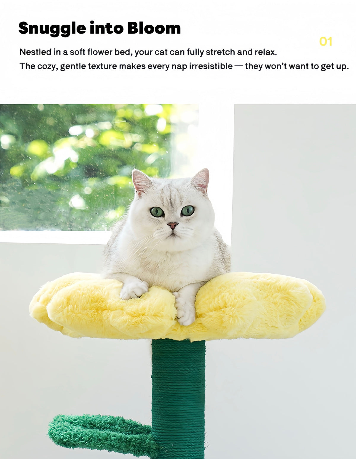 Original | ZEZE Barbie Potted Flower Cat Condo | gallery image 03 | source preserved