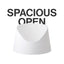 PIDAN Snow Mountain open cat litter box, image 3, product detail or lifestyle view [Gallery: Shared]