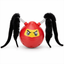 Fofos Mr. Ninja Red automatic cat toy - white background SKU hero