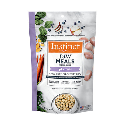 INSTINCT® CAT FOOD RAW FREEZE-DRIED MEALS CAGE-FREE CHICKEN RECIPE FOR KITTENS