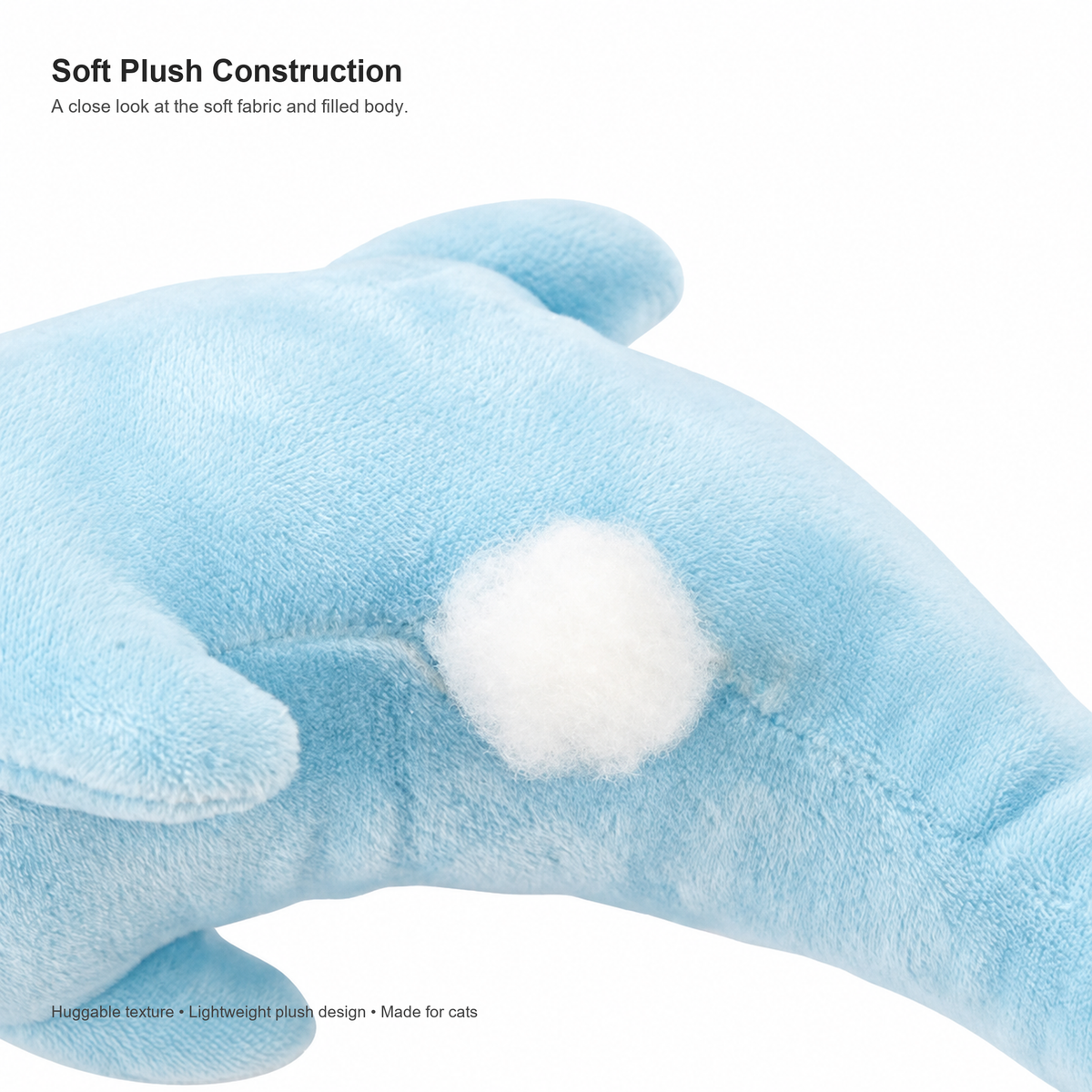 PIDAN Dolphin Plush Toy | English translated square detail 03