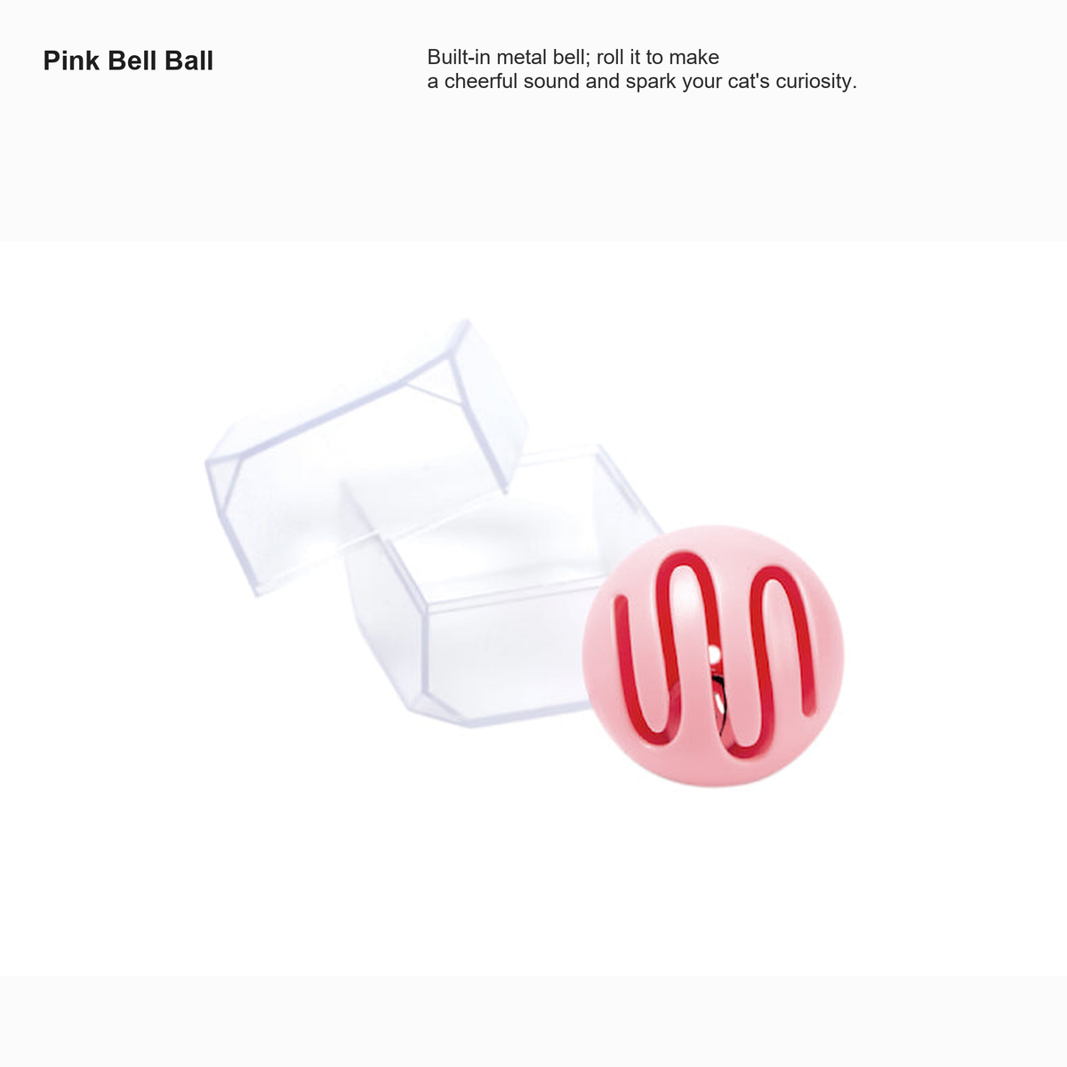 PIDAN Pink Bell Ball | English square product detail