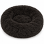 JAMBOREE light brown long-haired donut pet bed white-background SKU image